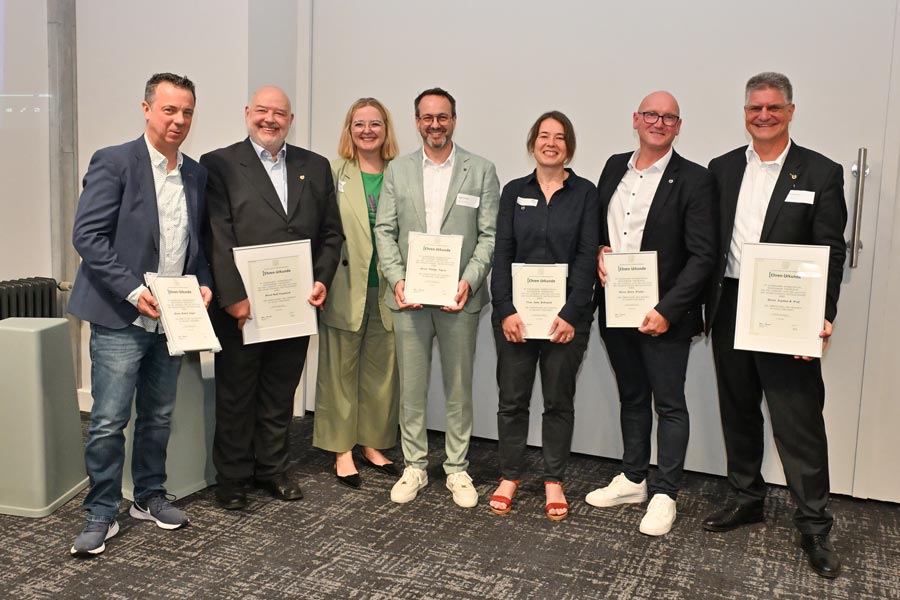 Ehrung des bisherigen Vorstands und Beirats des BDS Ludwigsburg für langjährige Verdienste um den Mittelstand